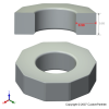 Maximum wall thickness - Knob (t=0.50)