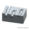 End milling features - Slot: Through (2 sides, 1 side, 0 sides)