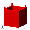 Unscrewing device - External threads on Z axis