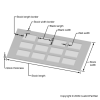 Web width - Sheet stock (Rectangular blanks)