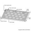 Web width - Sheet stock (Round blanks)