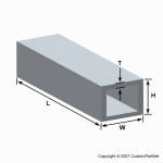 Rectangular tube